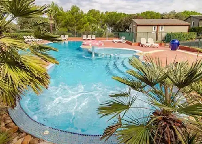 Domek alpejski Climatise Pour 6, Calme Avec Piscine Et Parking - Fr-1-607-59 Agde